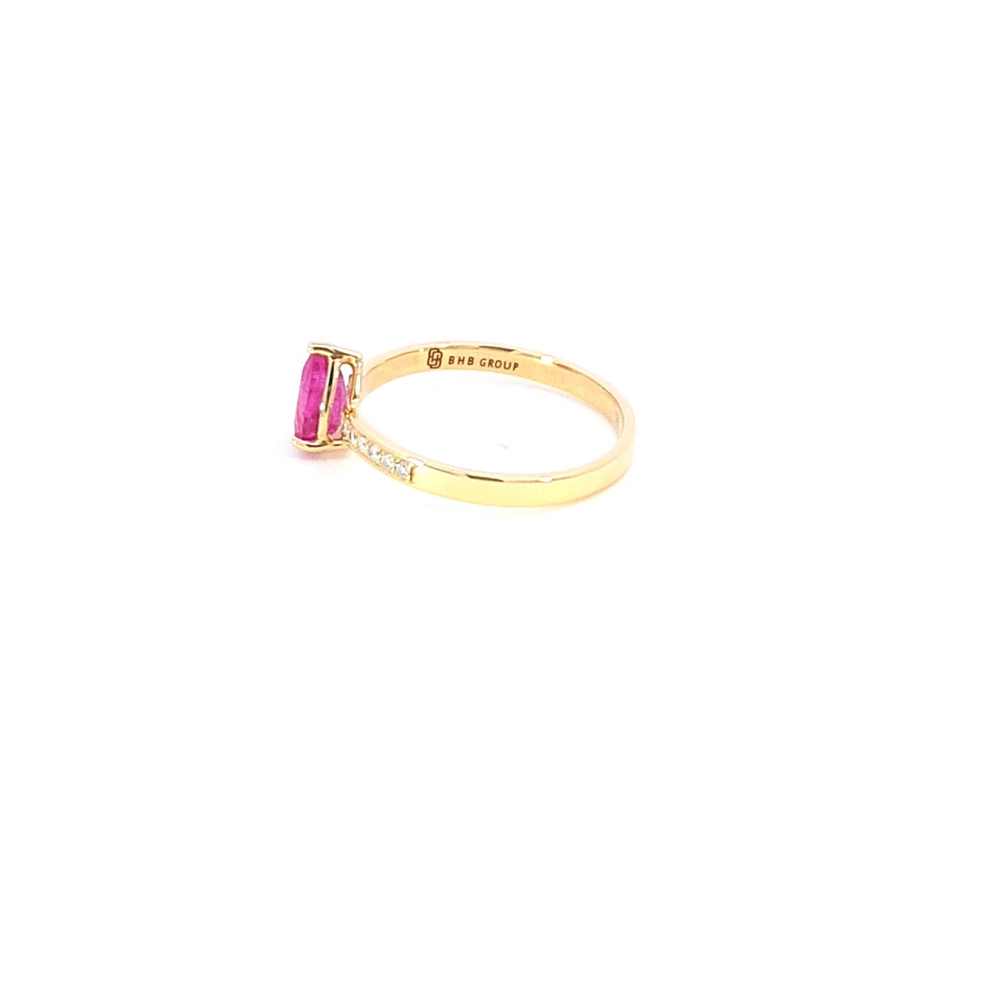 Ring Burma Ruby diamonds