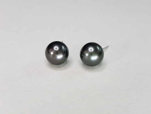 Studs with Tahitian Pearls 8.2 mm