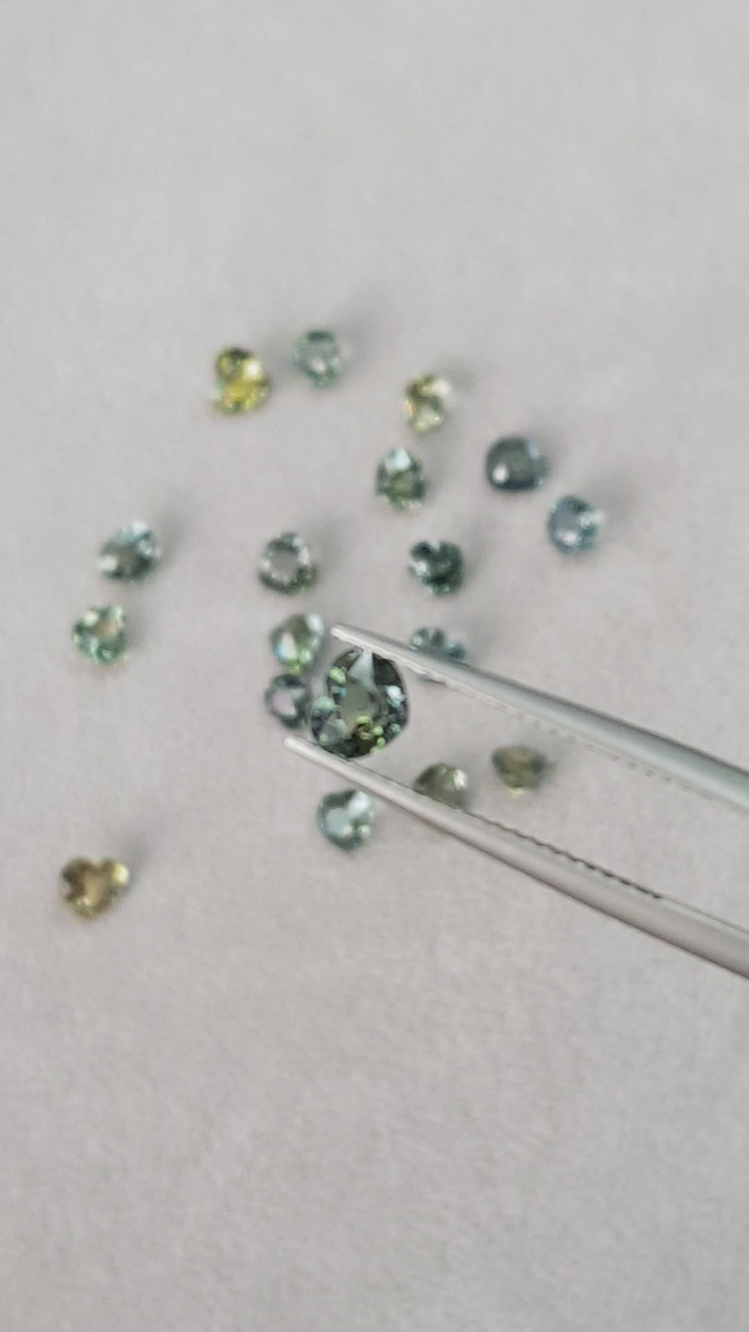 Sapphire Unheated Teal set