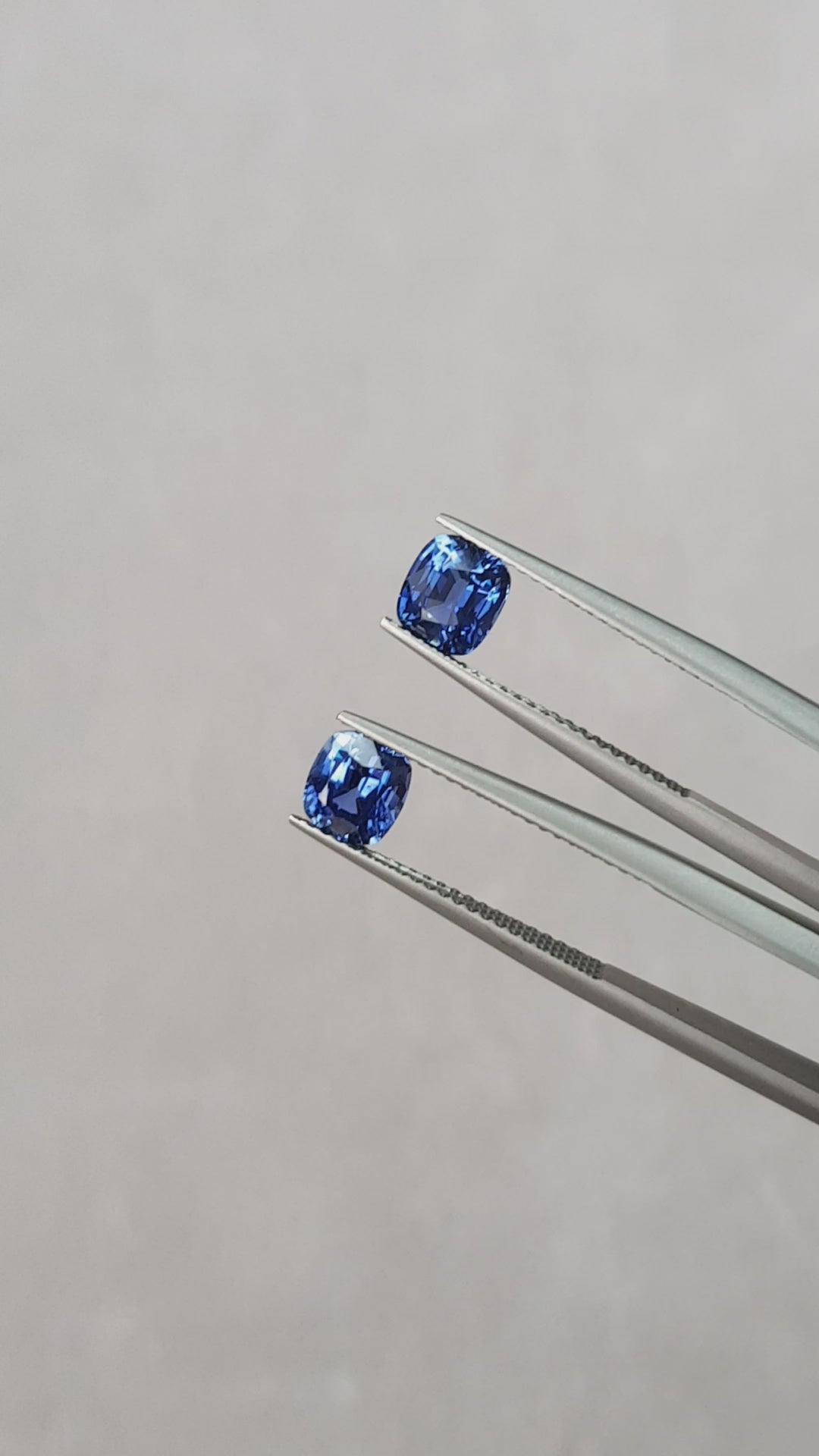 Sapphire Unheated Blue pair,Burma