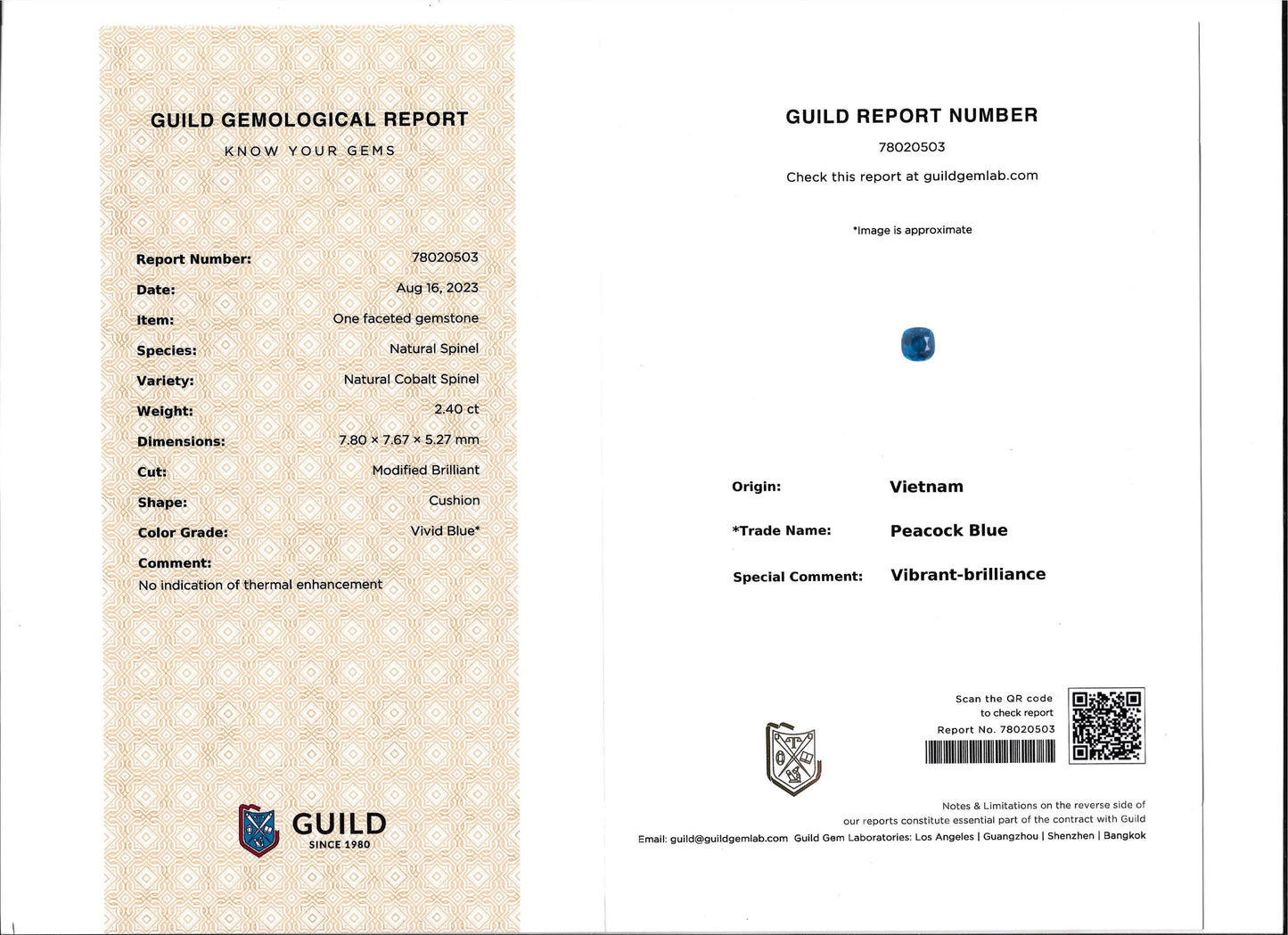 Cobalt Spinel Vietnam