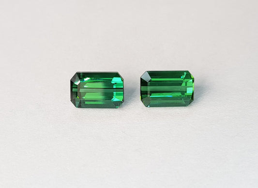 Tourmalines pair 8.53 ct, Afghanistan