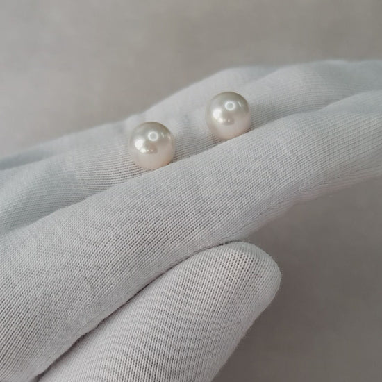 Akoya Pearl Earrings Studs