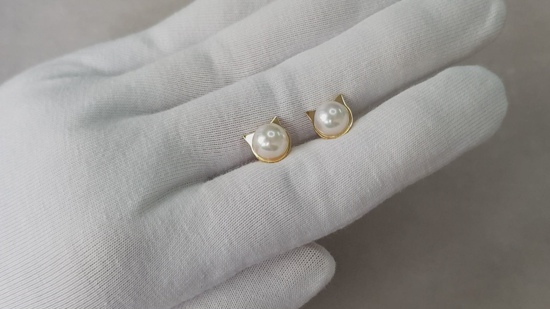 Akoya Pearl Earrings Studs